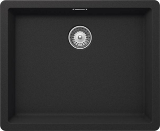 Мойка  Brooklyn 60  Cristalite (подстольный монтаж)оникс