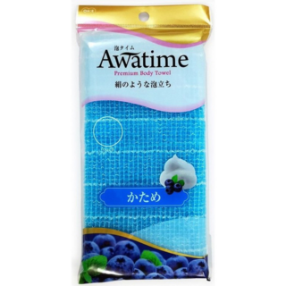 613746 "OHE" "Awatime" Мочалка для создания большого количества пены жесткая, 100 см. (синяя), 1/180