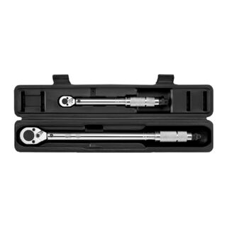 НАБОР КЛЮЧЕЙ ДИНАМОМЕТРИЧЕСКИХ ЩЕЛЧКОВЫХ 2 ПРЕДМЕТА 
½” 28-210Nm + ¼" 5-25Nm (Правая-Лева резьба)