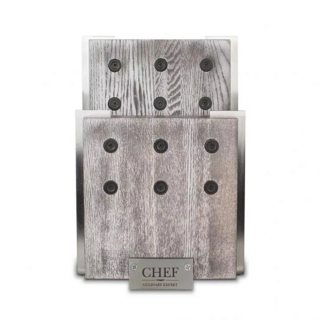 CH-001/GR Подставка с магнитными держателями для 6-ти ножей (серый)