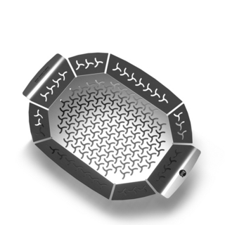 Противень-корзина овальный 800 Degrees Oval Grill Basket. Материал нержавеющая сталь.