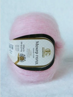 Пряжа Камтекс Мохер Голд, тон 293, розовый песок, 50 гр, 250 м