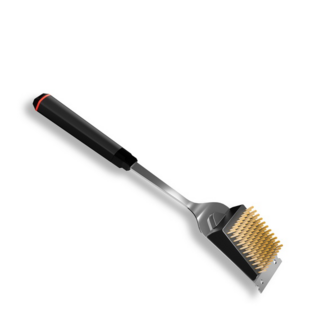 Щетка со скребком Red Line 800 Degrees Double Head Cleaning Brush. Материал нержавеющая сталь, латунь, TPR.