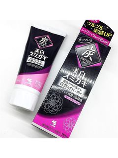 Зубная паста Kobayashi отбеливающая с углем и ароматом цветочного чая, 90 гр