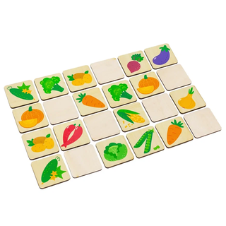 Мемори Овощи, развивающая игрушка для детей, арт. ПЗЛ2132