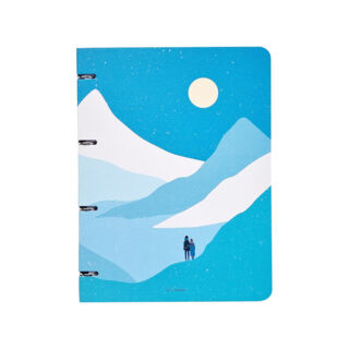 Бизнес-тетрадь BeSmart Golden sun  А4, клетка, кольца, картон, 120 листов, N2626