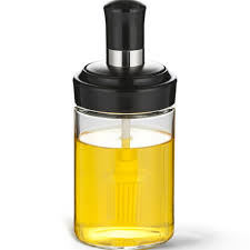 6423 FISSMAN Бутылочка для масла 250мл с силиконовой кисточкой (стекло)