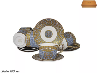 Кофейный набор Lenardi, 100 мл, 12 предметов, в подарочной упаковке, арт. 244-005