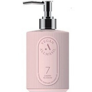 061849  "ALLMASIL" Питательный парфюмированный гель для душа с церамидами Cherry Blossom с нежным и сладким ароматом цветущей вишни 500 мл 1/24