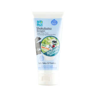 Пенка-детокс для умывания Lion Thailand Shokubutsu с углём, 125мл