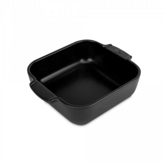 Квадратная форма для запекания Peugeot SATIN BLACK, 21см h=5,4см V=1,1л (внутр. размер 16,3см)