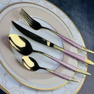 Набор столовых приборов  Lenardi (24 предметов), в подарочной упаковке, нержавеющая сталь, арт.200-030