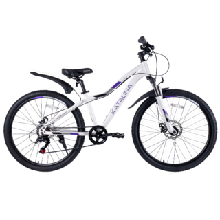 Велосипед горный Katalina 26"х16" белый 2023