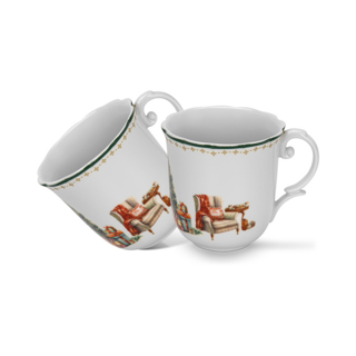 13761 FISSMAN Набор из 2 кружек CHRISTMAS EVE 350 мл (фарфор)