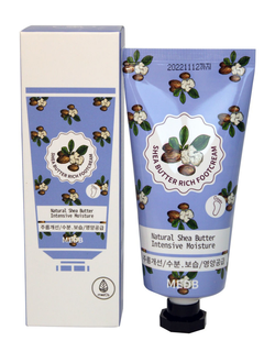 Крем для ног MedB увлажняющий с маслом ШИ/shea butter, 80 г