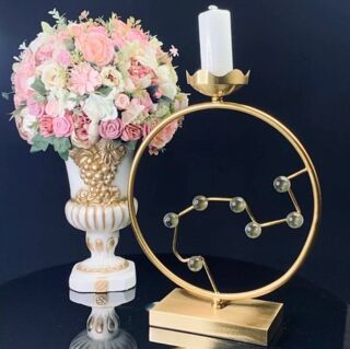 Подсвечник Lenardi Млечный путь 42 см, металл, арт. 299-187