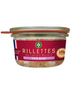 Паштет утиный с фуа-гра Рийет Галерея Вкуса, 120 г