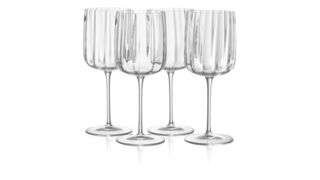 Набор бокалов для коктейля Апероль Шприц Luigi Bormioli Джаз 550 мл, 4 шт, стекло хрустальное