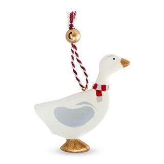 Ёлочная игрушка из кедра LUKNO Гусь