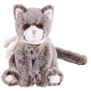 Мягкая игрушка Bukowski Кот Kitty из серии Kate, Catty & Kitty, 25 см (темно-серый)