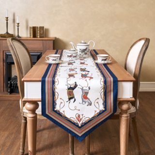 ДОРОЖКА НА СТОЛ "PASSAGE", 45Х145СМ, БЕЛЫЙ, 100% ХЛОПОК,ТВИЛ