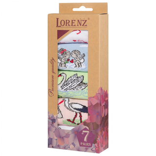 Набор женских носков (7 пар) размер 37-38