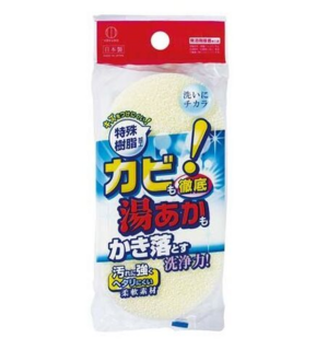 235858 "KOKUBO" «POWERFUL» Губка для мытья ванны и ванной комнаты 1/240