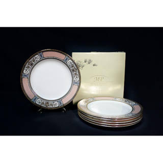 Набор из 6 тарелок Lenardi Verona 22см, костяной фарфор, в подарочной упаковке, арт. 775-047