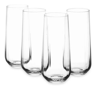 Набор стаканов для коктейлей Krosno Миксология 380 мл, 4 шт, стекло, п/к