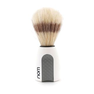 Помазок NOM ERIK, щетина кабана, белый пластик