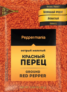 Перец Красный Peppermania молотый, 25 г.