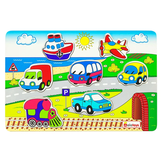 Пазл Транспорт, развивающая игрушка для детей, арт. ПЗЛ2116