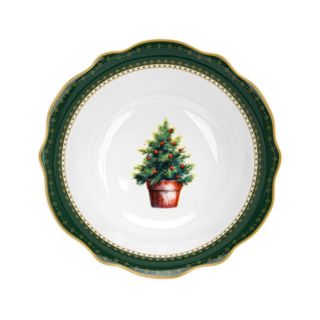 13758 FISSMAN Салатник CHRISTMAS EVE 15,5x5см (фарфор)