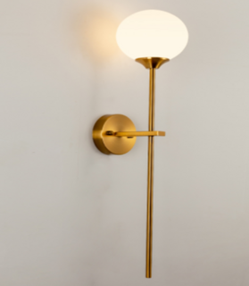 Бра Lenardi диаметр 15 см, высота 76 см, стекло+металл, арт.  299-227