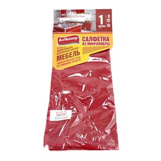 Салфетка для мебели Avikomp микрофибра, 30*30