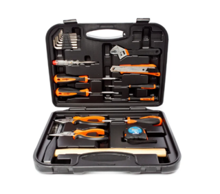 Набор домашнего мастера Квалитет 30 предметов в кейсе