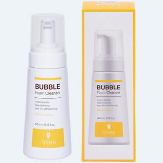 TISHA Пузырьковая очищающая пенка для проблемной кожи, 200 мл