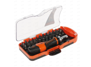 Набор отвертка с битами Квалитет 37 предметов