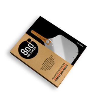 Лопатка для пиццы складная 800 Degrees Rotatable Pizza Paddle. Материал нержавеющая сталь, бамбук.