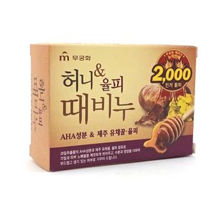 Мыло-скраб MUKUNGHWA  Мед и каштан косметическое,100 гр