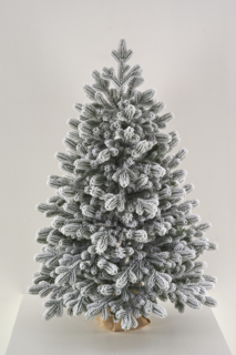 Ель настольная Византийская заснеженная от Max Christmas, высотой 0,9 м