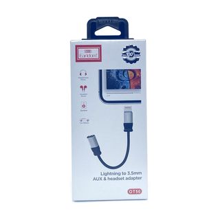Адаптер Earldom ET-OT50 Lightning to 3,5 mm AUX & Headset Adapter (черный)