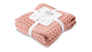 Набор полотенец кухонных WO HOME VALENCIA 50х70 см, 2 шт, хлопок, розовый, п/к
