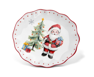 0360 FISSMAN Тарелка овальная 24х19,7см (доломит)