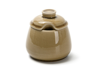 6338 FISSMAN Сахарница Hygge 9х9х9,3см / 250мл, цвет Бежевый (керамика)
