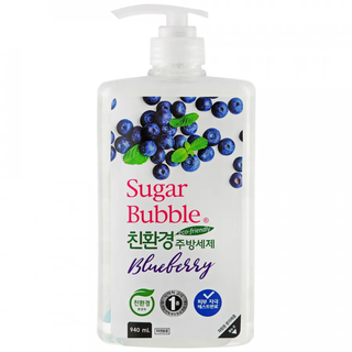 Гель для мытья посуды Sugar Bubble "Черника", 940 мл
