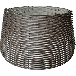 Юбка-корзина для Новогодней ёлки Премиум цвет Трюфель 2ХL 87/65/29 см,  с чехлом