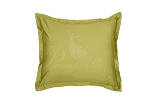 Наволочка из однотонного сатина с ушками лайм, размер 52x74