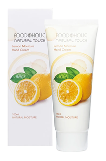 Крем для рук FOODAHOLIC LEMON MOISTURE HAND, увлажняющий, с лимоном, 100 мл