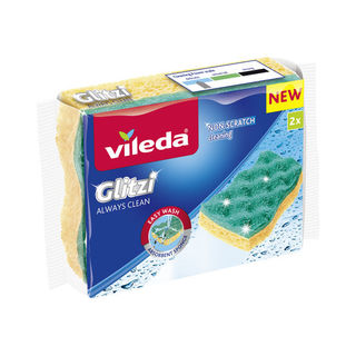 Губки Vileda Glitzi Always Clean универсальные, 2 шт.